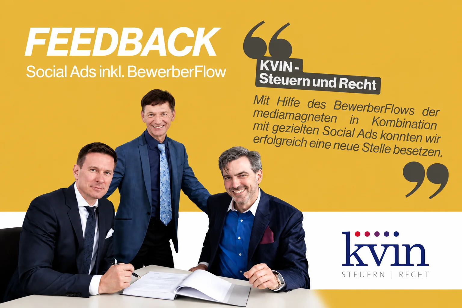 Kundenfeedback zum BewerberFlow - KVIN